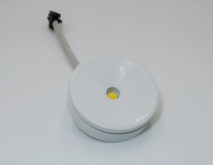 Factory grossist dimmable 3W utra-tunna försänkta mini LED tak downlight varmt coolt vit skåp puck ljus för kök smycken räknare