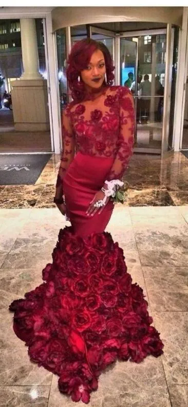 chinese dress ladies Rose Mermaid Dress L main image 0