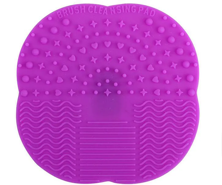 Brush Cleaning Mat Silicone Professional Pinceles Makeup Brush Comestic Tool Washing Scrubber Board Cleaner Mat Pad5230128