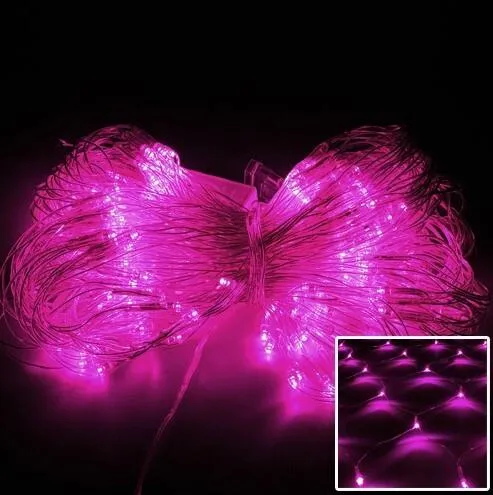 Blaue 200 LED 2m * 3m Netzlicht Netz Mesh Lichterkette Funkelnde Beleuchtung Weihnachten Hochzeit