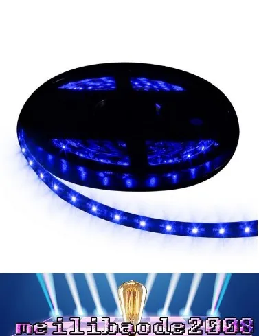 Black PCB black SMD 3528 300LEDS LED Flexible Strip Light White/Warm white/red/blue/green/RGB IP65 waterproof party X-MAN Car MYY