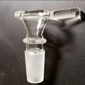 2016 Great Glass Palenie Miska Szklana Miska Z 14mm Mężczyzna Joint Joint Okulary Przesuwają miski Suche Zioła Miska do szklanych Bongs z uchwytem