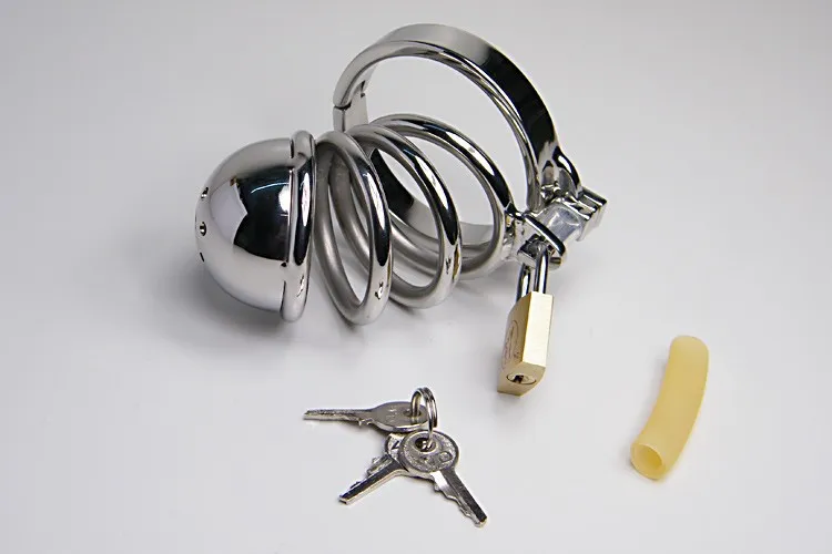 Small Stainless Steel Male Chastity Cage, Metal Cock Cage Chastity Belt, Penis Rings Device Adult Sex Toys Products