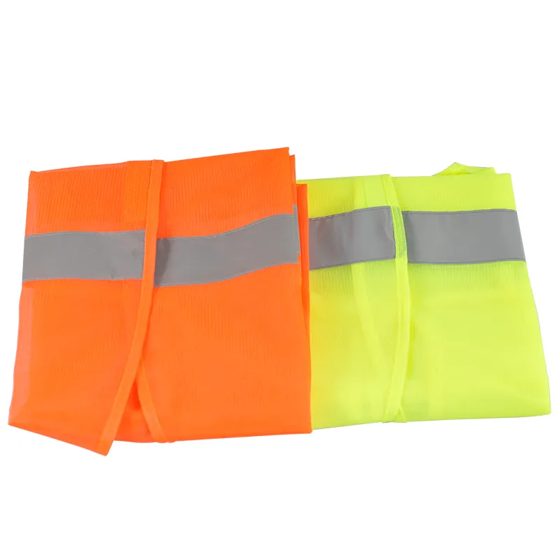 Gilet de sécurité haute visibilité, 50 pièces, livraison DHL gratuite, veste avec bandes réfléchissantes, vêtements de travail, uniformes, vêtements