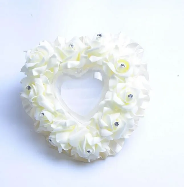 Ring Bearer Pillow Ring Pillows Flower Baskets Heartshaped cake ring pillow Flower bride a ring pillow ring box WT0248658891