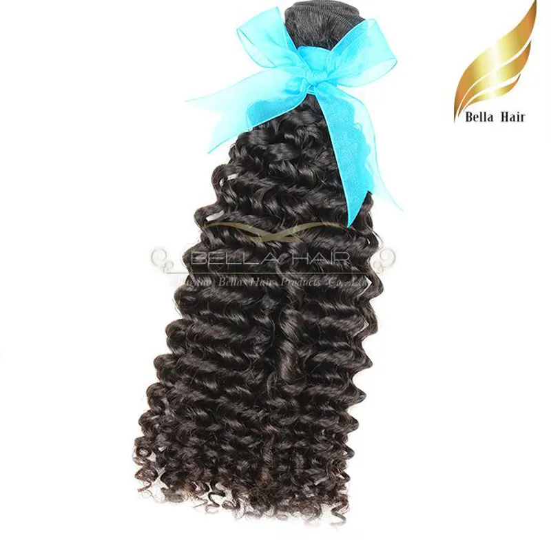 Cheveux humains bouclés indiens bundles extensions de cheveux de couleur naturelle trames 1 ou 2 ou 3pcs lot 830 pouces bellahair