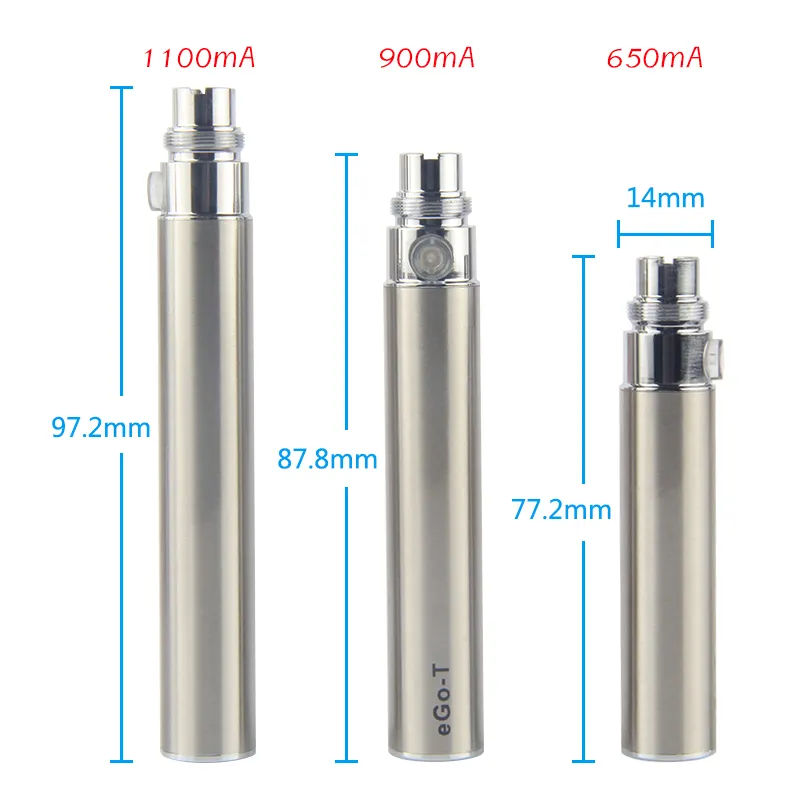 자아 CE5 Vape 펜 블리스 터 스타터 키트 650 / 900 / 1100mAh eGo T 배터리 CE5 Clearomizer E Cig