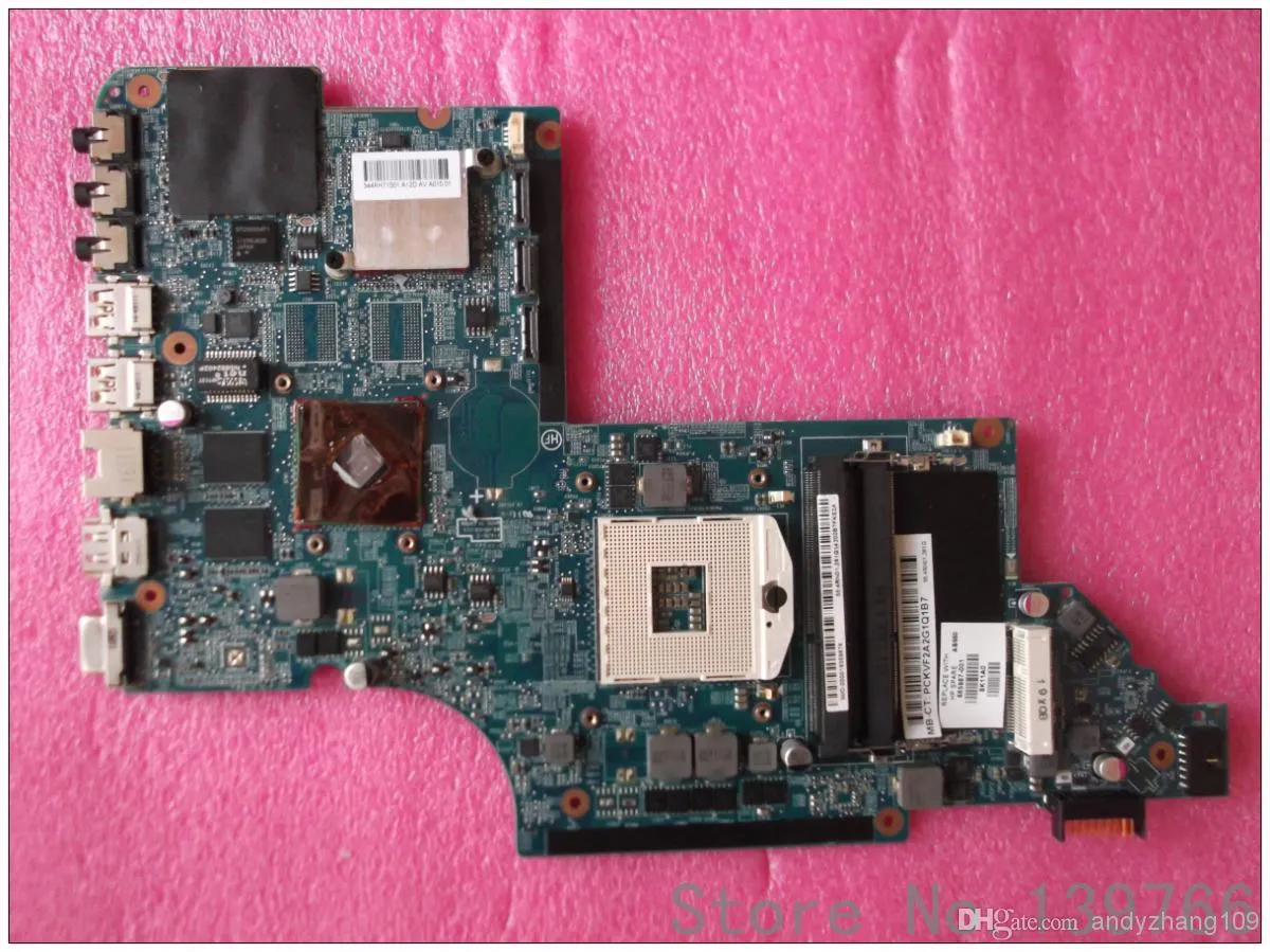 Placa 665987-001 para HP Pavilion DV7 DV7T DV7-6B DV7-6C laptop motherboard com intel chipset DDR3 HM65 6490 / 1G DUO