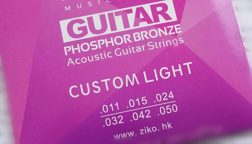 / lote Ziko 011-050 Strings de guitarra acústica Instrumentos musicais Acessórios de guitarra