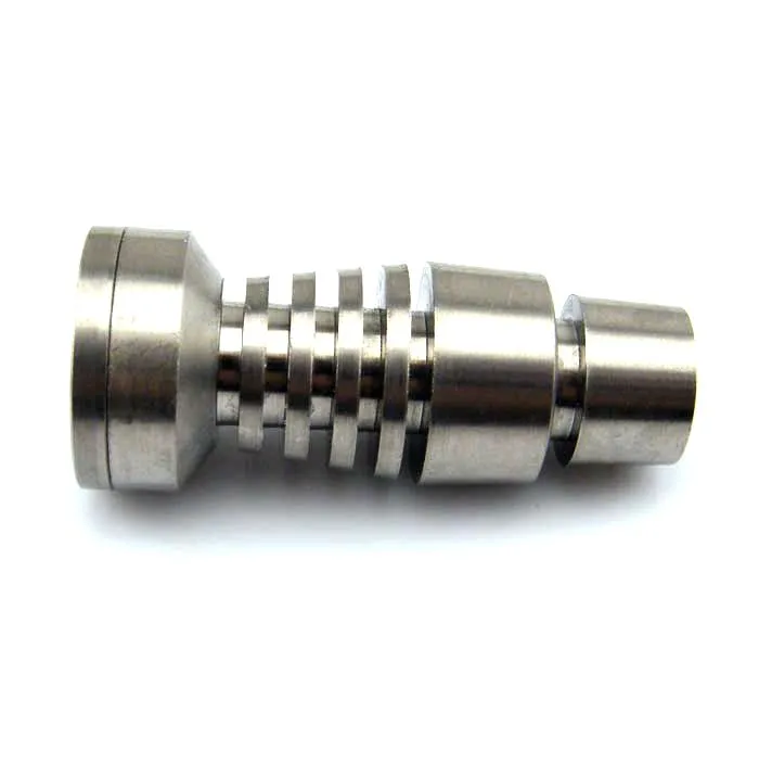 Two function Domeless Titanium Nail Ti Nail 14mm/18mm Male Grade 2 GR2 Titanium Nail fits 14mm 18mm Wax Dab