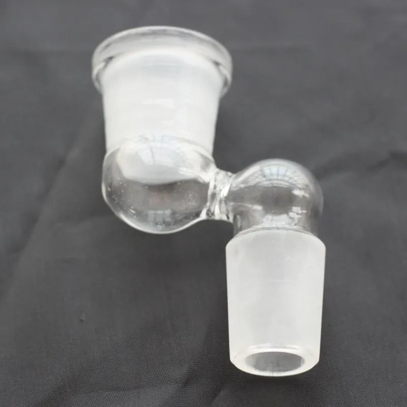 en stock 90 degrés verre drop down adaptateur accessoires fumeurs femelle mâle 14mm 18mm à 14mm 18mm femelle mâle rapide