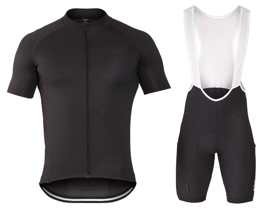 Mens Black Team Cycling Jersey Set 2024 Maillot Ciclismo로드 자전거 옷 자전거 사이클링 의류 D11