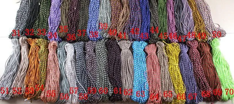 Moda Hot Paracord 550 Paracord Parachute Cord Lineard Mil Spec Typ III 7 Strand Mix Colors