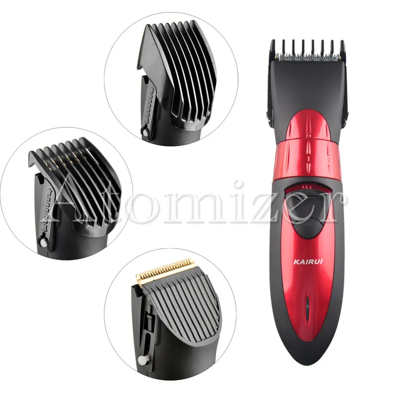 KAIRUI Waterproof Electric Rechargeable Hair Cipper Electric Shaving Machine Razor Barber Cutting Beard Trimmer Haircut Set UE PLUG