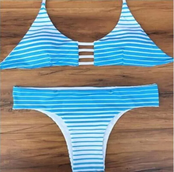 New summer 2016 Bikini sexy swimsuit women bandage swimwear triangle bikini set lady bathing suits beachwear