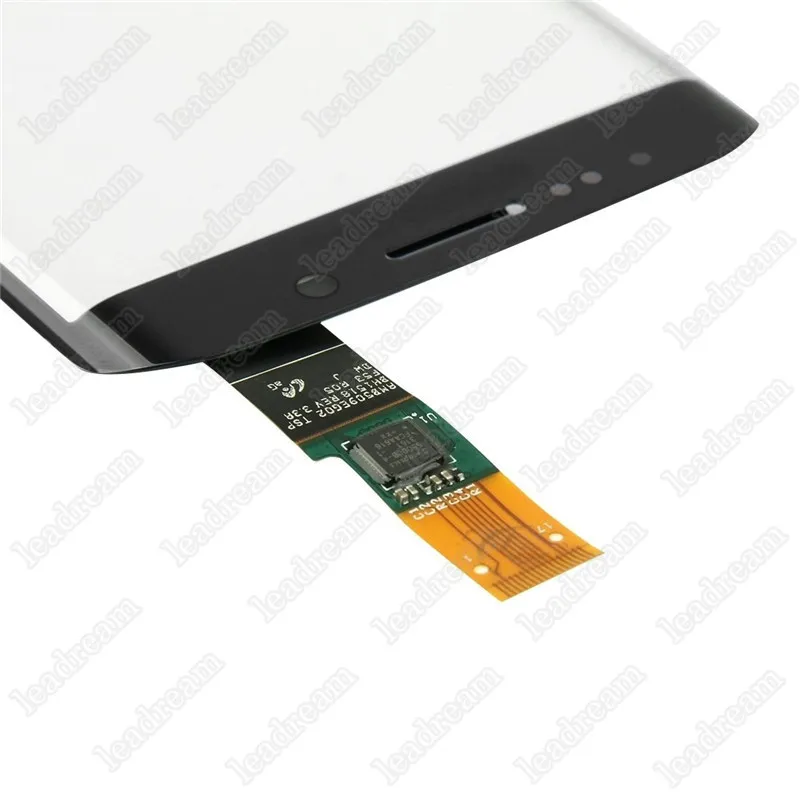 Pieza de repuesto del digitalizador de la pantalla del panel táctil de cristal frontal original de 10 UNIDS para Samsung Galaxy S6 Edge G925F G925 DHL gratis