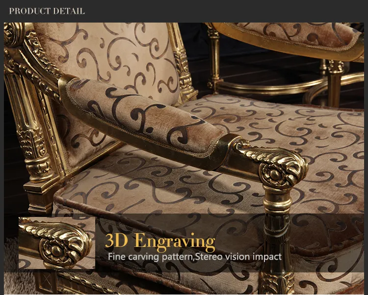 French Classic Furniture Manufacturer Living Room Classic Armchair