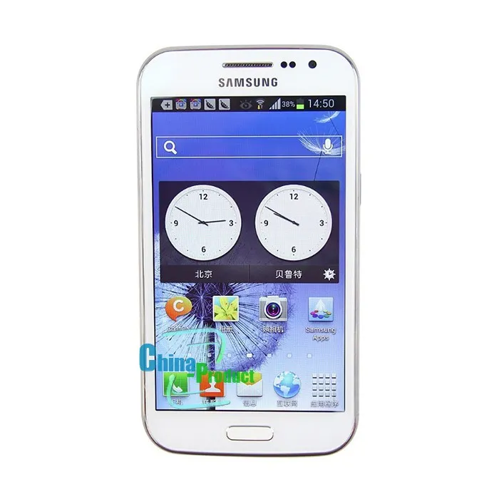 Original Samsung Galaxy Win I8552 Android 4.1 1g / 4G WiFi Quad Core Cell Phone 4.7 '' Olåst renoverad mobiltelefon