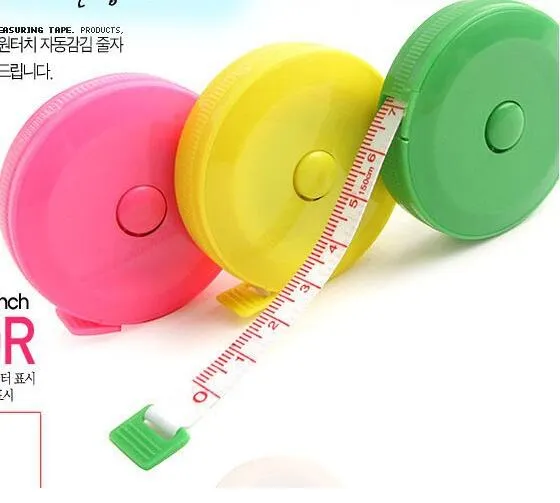 Cloth Ruler Retractable Measuring Tape In Sewing: Retractable Ruler 60 Inch / 1.5M Flexible ...