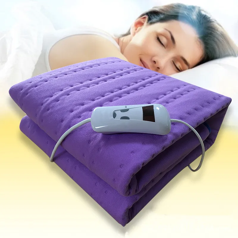 Super Comfy Luxury Electric Blanket Under Heated Washable Single Double King Bed Electric Blanket Single Intelligent Temperature Control