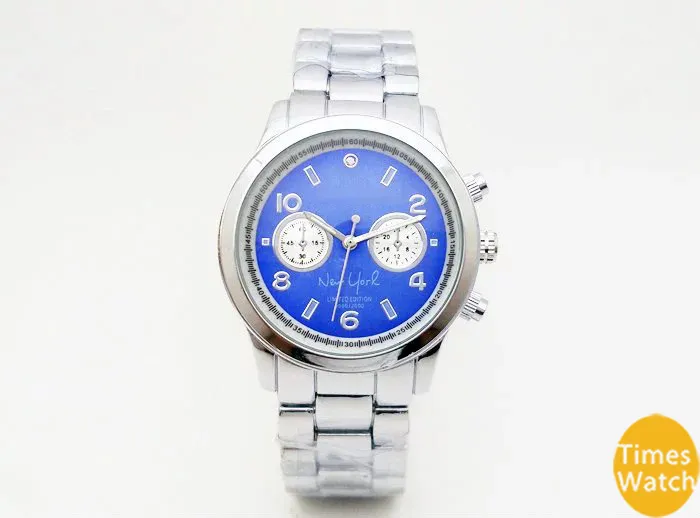 20% de desconto Moda M marca relógios de pulso dos homens das mulheres de luxo de ouro de aço inoxidável pulso Relojes Negócios moda movimento relógio de quartzo relógio de prata