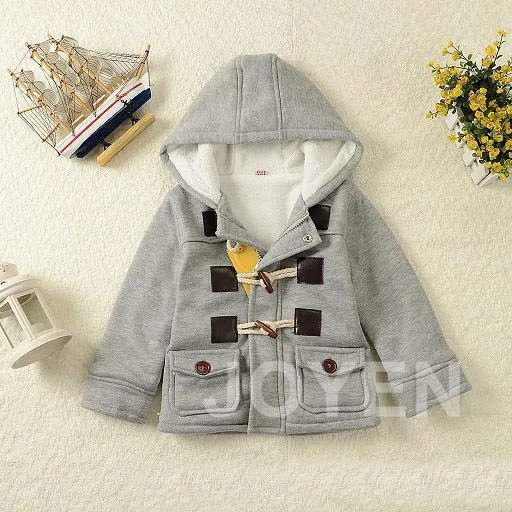 Baby Boys Jacket Roupas Novo Inverno Outerwear Casaco Grosso Crianças Roupas Crianças roupas com Hooded Retail Hot