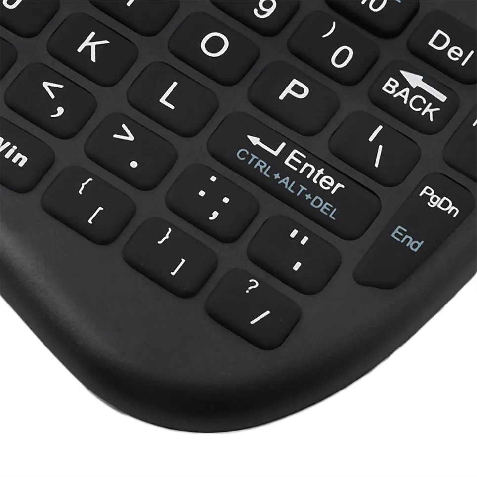 Благодаря аккумулятору i8 Mini беспроводная клавиатура RF 2.4G Mouse Touchpad Handheld Клавиатура для мультимедийного игрового ПК Android TV Windows X-Box Player