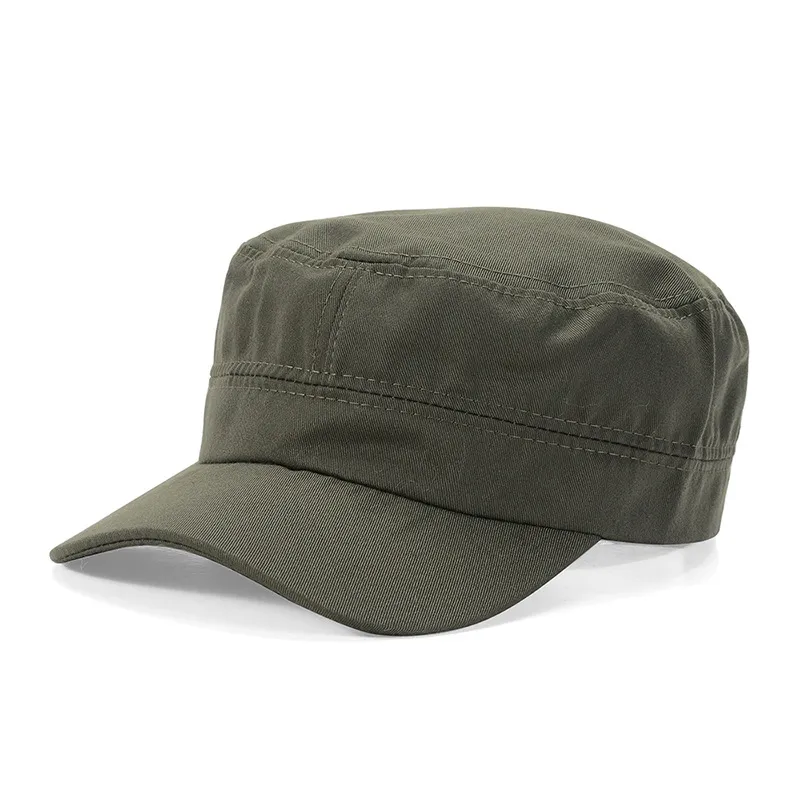 Unisex Pamuk Snapback Kapaklar Vintage Ordu Şapka Askeri Kap Ayarlanabilir Spor Gorras Beyzbol Şapkaları 12 adet / grup