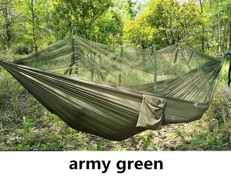 나무 텐트와 대피소 쉬운 휴대용 빠른 자동 오프닝 텐트 해먹 침대 그물 여름 야외 에어 텐트