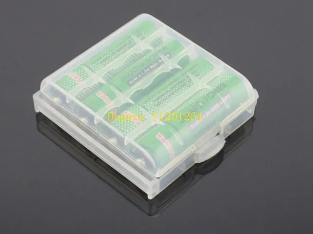 / frete grátis Hard Case plástico titular para AA AAA 14500 10440 Bateria Caixa de armazenamento garrafa