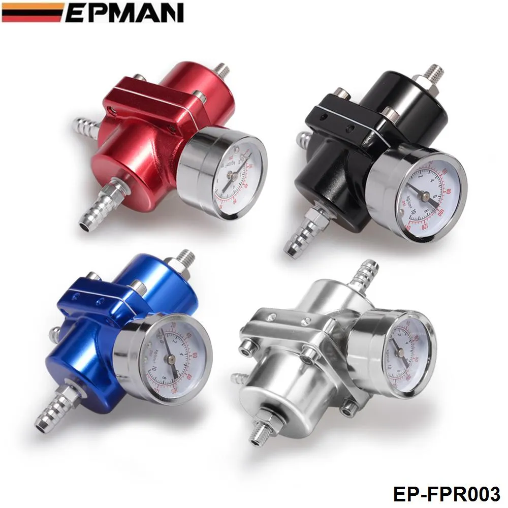 JDM Universal 0-140 PSI verstelbare brandstofdrukregelaar FPR / Meter voor BMW E39 5 Serie Facelift 2000-2003 EP-FPR003