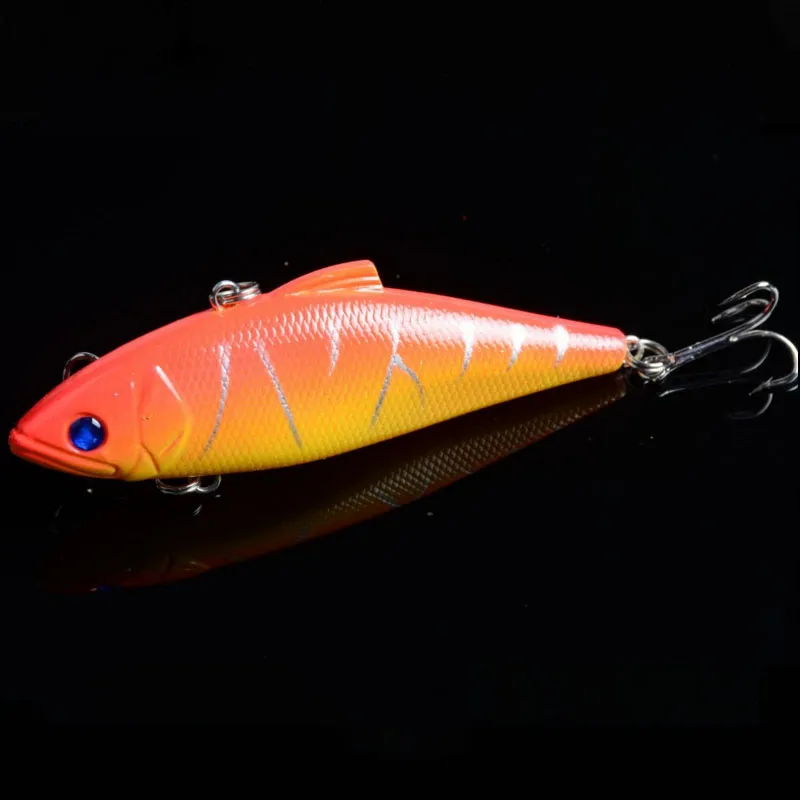 Wholesale 8.5cm 11.2g Vibration Lure Bait VIBRATION fishing gear bionic 3D Eye Fish Lures