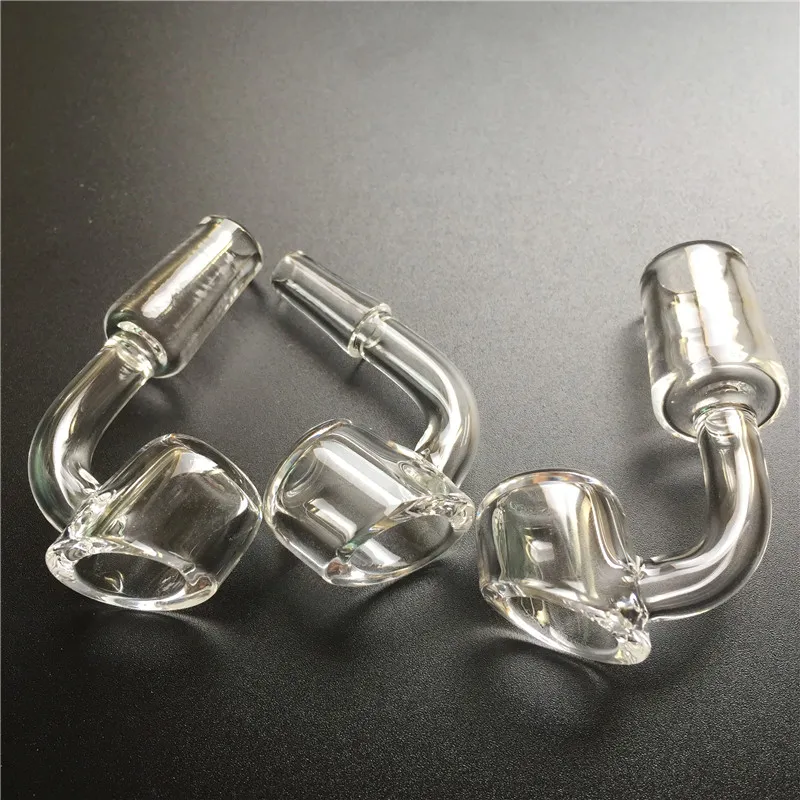 4 mm dicker Quarz-Banger, 14 mm, 18 mm männlich, weiblich, 45 Grad, 90 Grad, kuppellose Nägel für Bohrinseln, Glasbongs