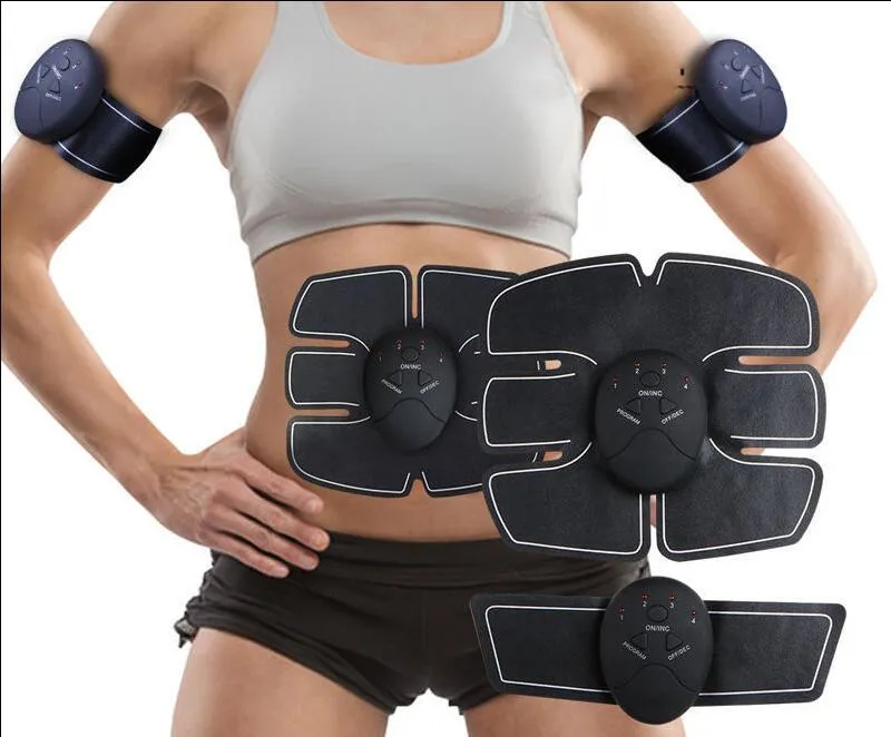 EMS Muscle Training Toner Gear ABS Trainer Fit Exercice Corps Forme Fitness Massage Usage Domestique