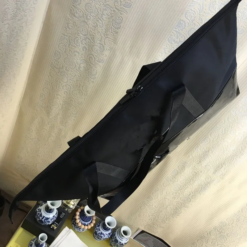 2017New Известный товарный знак черные покупки водонепроницаемая ткань классическая сумка для путешествий дамы повседневная нижняя шить PU мода повседневная сумка