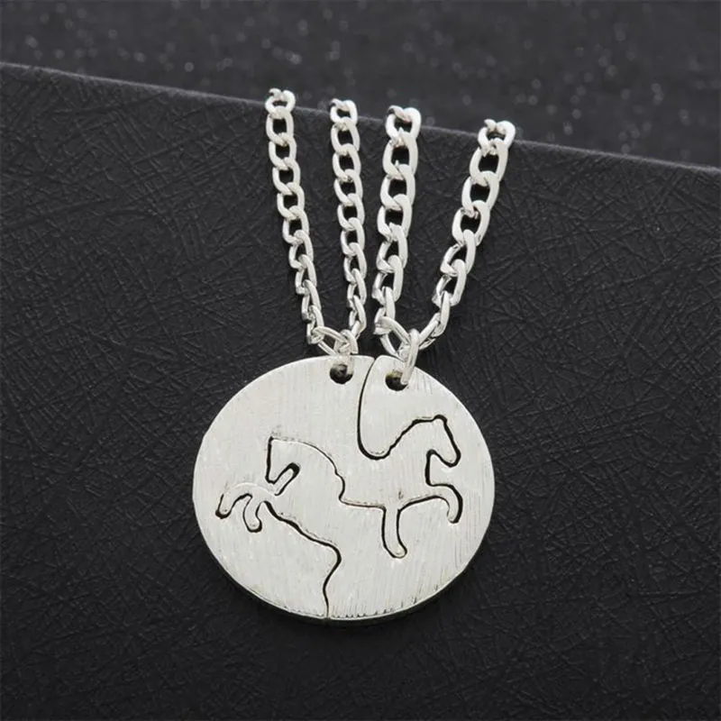 Horse friendship necklace on sale