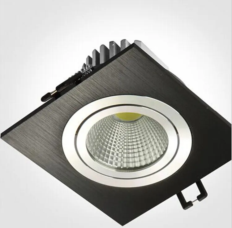 Prezzo all'ingrosso vendita calda dimmerabile 9W 15W COB faretto da incasso a soffitto faretto da incasso a soffitto AC85-265V bianco freddo / bianco caldo / bianco da incasso a led