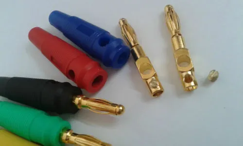 Gold plated 4MM Banana Plug Screw for Speaker Amplifier BINDING POST