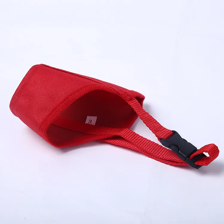 Pet dog muzzle Nylon pad with soft cloth lining 7 sizes for small and large dog wholesale free DHL