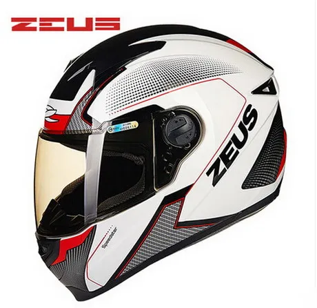 2016新しいドット認証ZeusフルフェイスオートバイヘルメットABS 