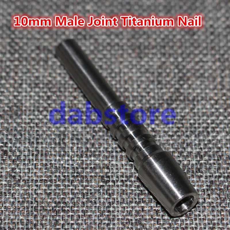 Double Jointed Adjustable Titanium Nails 10mm 14mm 18mm Regular Ti Nail Updated Version 10mm male joint Universal GR2 Domeless Nails Tools