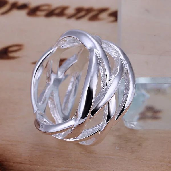 MIX ORDINE 10 pezzi Diffrent Style 925 anelli in argento GSSR001A Vendita diretta in fabbrica Brand Fashion Sterling Silver Anello