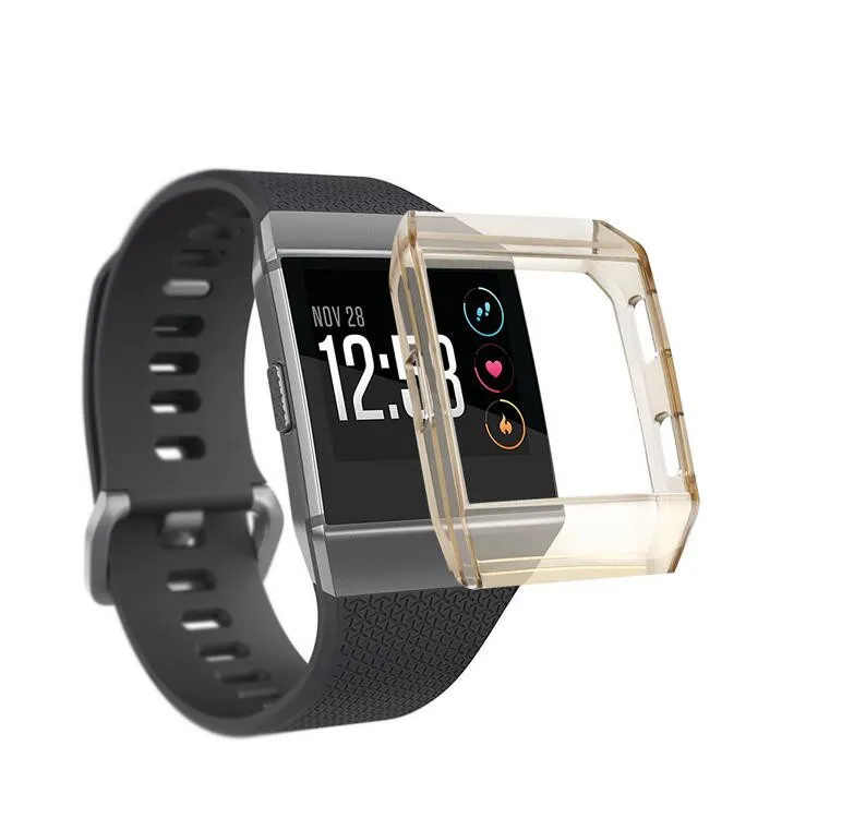 Skyddskåpa för Fitbit Jonic SmartWatch Transparent TPU Skin Case Shell