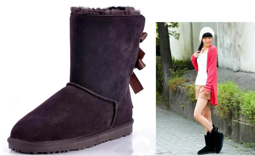 2018 wholesale! New Fashion Australia classic NEW Womens boots Bailey BOW Boots Snow Boots for Women boot .