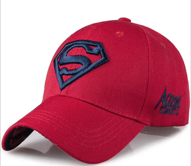 Boné de beisebol ao ar livre de verão masculino e feminino moda casual superman boné masculino chapéu de sol whole1287513