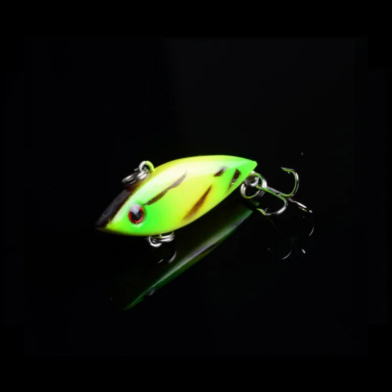 8 Colour MINI Sinking Rattling Wiggler VIB Lure Lipless Crankbaits Hard Fishing Lures Vibe Vibration Rattle Hooks 2.75g 4cm