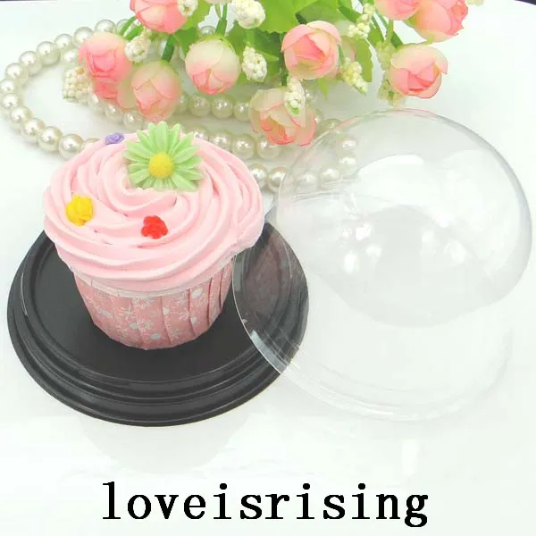 =Clear Plastic Cupcake Box Favor Boxes Container Cupcake Cake Dome Gift Boxes Cake Box Wedding Favors Boxes Supplies