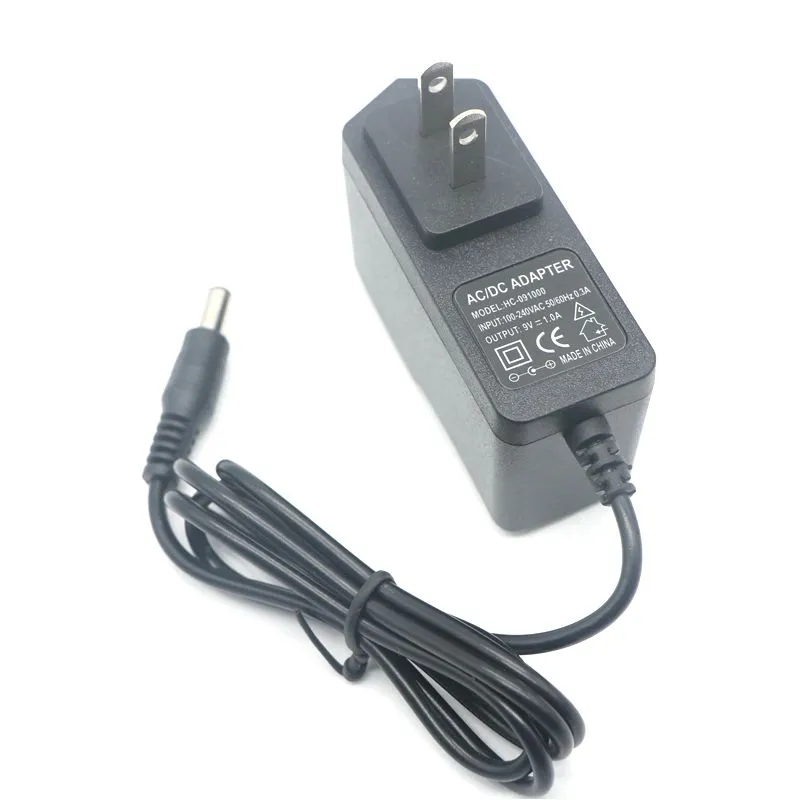 조명 변압기 AC 100-240V to DC 9V 1A 1000mA 스위칭 전원 공급 장치 어댑터 충전기 EU / US / UK / AU 플러그