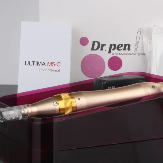 Anti-rynka Derma Dr.Pen Electric Pen Dermapen med 2 nålkassetter laddningsbara mikro nål Derma penna skönhetsvård uttrycker frakt frakt