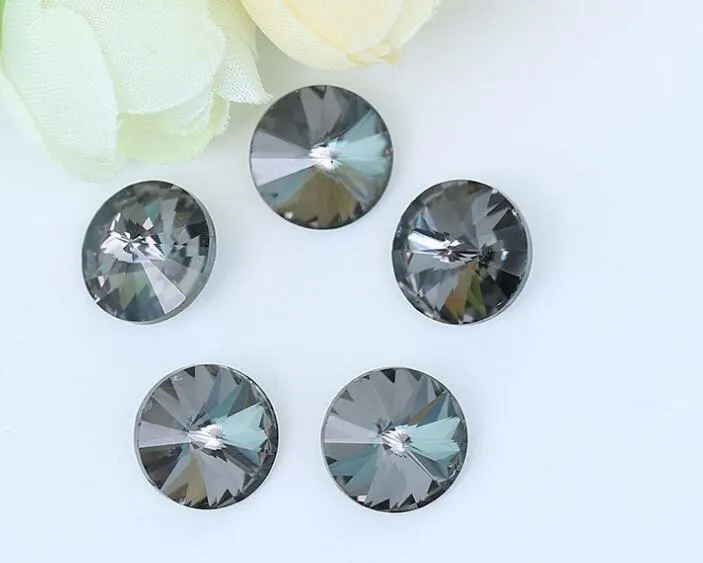 10mm Contas De Vidro De Cristal Apontou Inferior Para Sapatos De Casamento De Costura Saco Fascinator Jóias Diy Artesanato